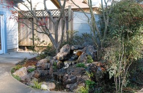 Capitola Pondless Waterfall with Bridge and Path